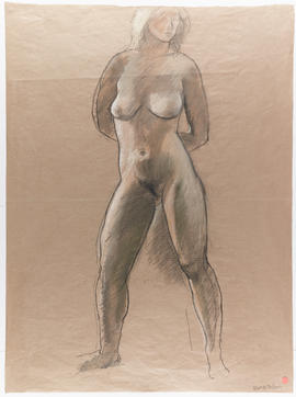 Drawing of female figure