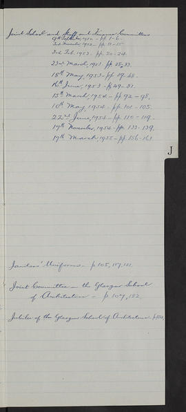 Minutes, Sep 1952-Jun 1955 (Index, Page 9, Version 1)