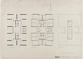 (401C1) tower block/plans: 1/8"-1'0"