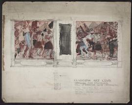 Design for Glasgow Art Club Roll of Honour