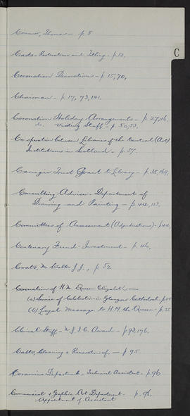 Minutes, Sep 1952-Jun 1955 (Index, Page 3, Version 1)