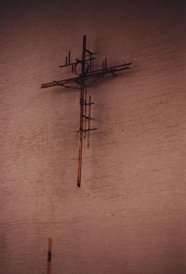Slide of crucifix in St Stephen's Church, Sighthill