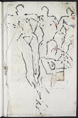 Printed textiles student project sketchbook (Page 39, Version 2)