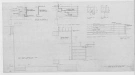 (102b) assembly hall steps & stage front details