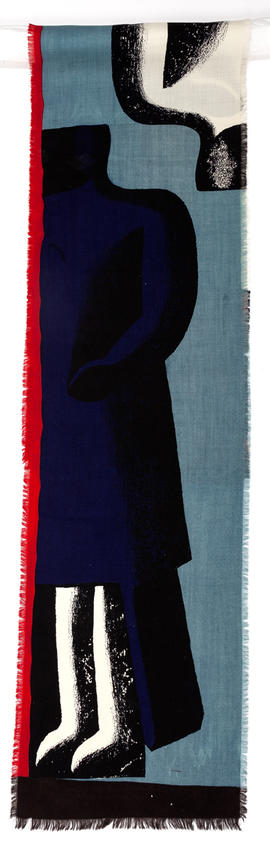 Printed wool scarf (Version 2)