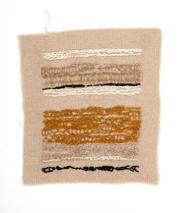 Beige wool sampler (Version 1)