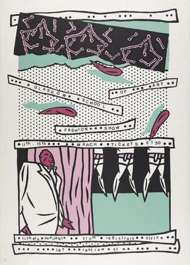 Poster for The Glasgow School Of Art fashion show
