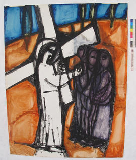 Stations of the Cross VIII painting