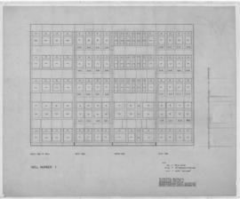 Elevation of windows in wells/ Well #1: 1/4"=1'0"