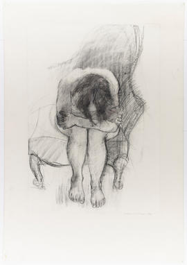 Drawing of female nude