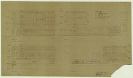 Elevations/window opening schedule: scale 1/8"