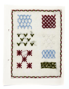 Binder of canvas work samples (Version 8)