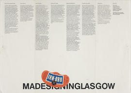Poster advertising the MA Design course at The Glasgow School Of Art