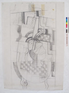 Cartoon for 'Homage to Braque'