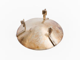 Circular silver ring tray (Version 5)