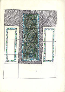 Drawing of knot window