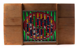 Maquette of mural with square columns (Version 2)