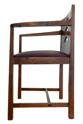 Low-back armchair for the Director's Room, Glasgow School of Art (Version 1)