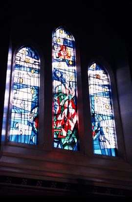 Slide of McTaggart Memorial Window at Westpark Church, Denny