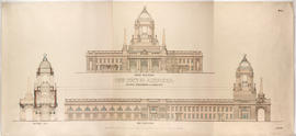New Station - Alexandria - No.4. Front elevation (Version 1)