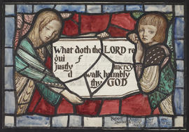 Stained glass cartoon for St Mark's Church, Southport
