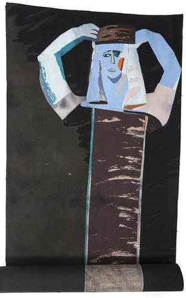 Large figure with raised arms (Version 1)