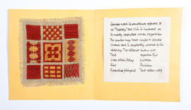 'Canvas Work' fold-out booklet (Version 2)