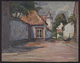 Street scene, Volendam, Holland