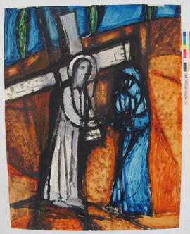 Stations of the Cross IV painting