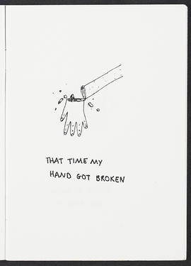Artist book: 'There are certain things that I have tried to keep secret from you' (Page 13)