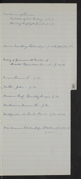 Minutes, Sep 1952-Jun 1955 (Index, Page 12, Version 1)