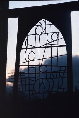 Slide of leading for McTaggart Memorial Window