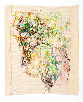 Embroidered Sample, 'Tree Garden' (Version 2)