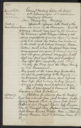 Minutes, Mar 1895-Jun 1901 (Page 401)