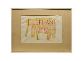 Artwork and calligraphy of Lewis Carroll quotations