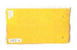 Weaving sample on card (Version 2)