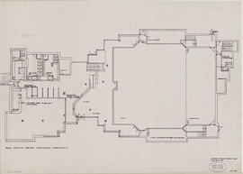 Lower ground floor plan: 1:100