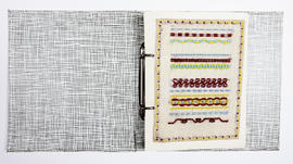 Binder of canvas work samples (Version 2)