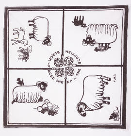 Printed cotton handkerchief
