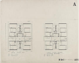 (237) Block A/typical floor plans: 1/8"