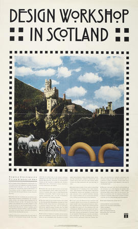Poster for 'Design Workshop in Scotland', The Glasgow School of Art and Tyler School of Art