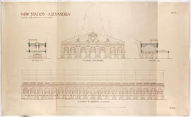 New Station - Alexandria - No.5. Elevation to platform (Version 1)
