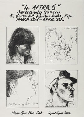 Poster for exhibition '4 after 5', Fife