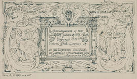 Glasgow School of Art Club invitation card (Version 1)