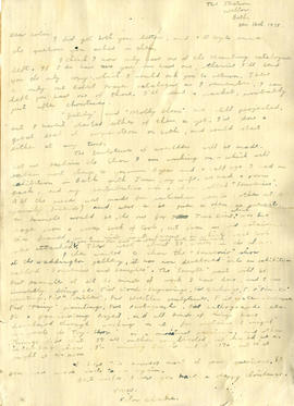 Letter from Peter Blake