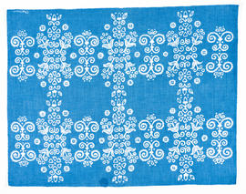 Floral pattern placemat