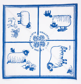 Printed cotton handkerchief