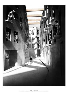 Architectural drawing: The street of Art