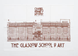 The Glasgow School of Art tea towel