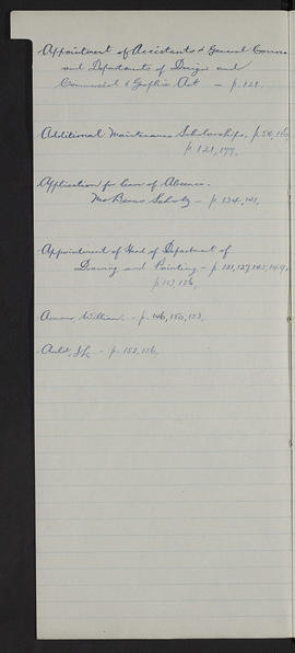 Minutes, Sep 1952-Jun 1955 (Index, Page 1, Version 2)
